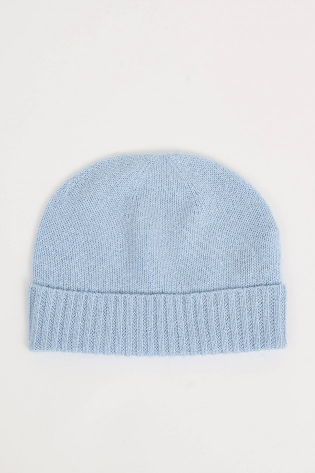 Allude Cashmere-Mütze in Hellblau