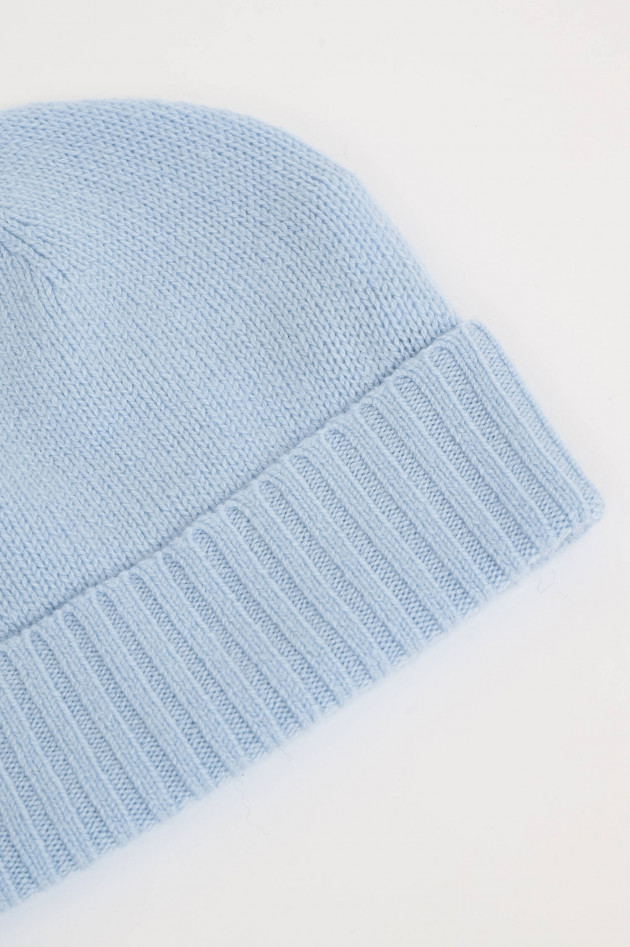 Allude Cashmere-Mütze in Hellblau