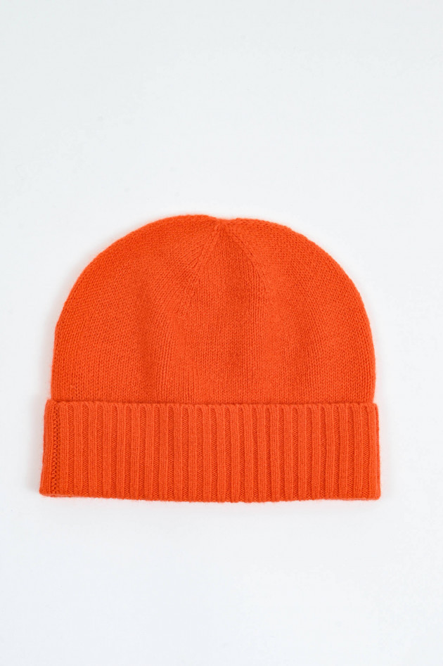 Allude Cashmere-Mütze in Orange