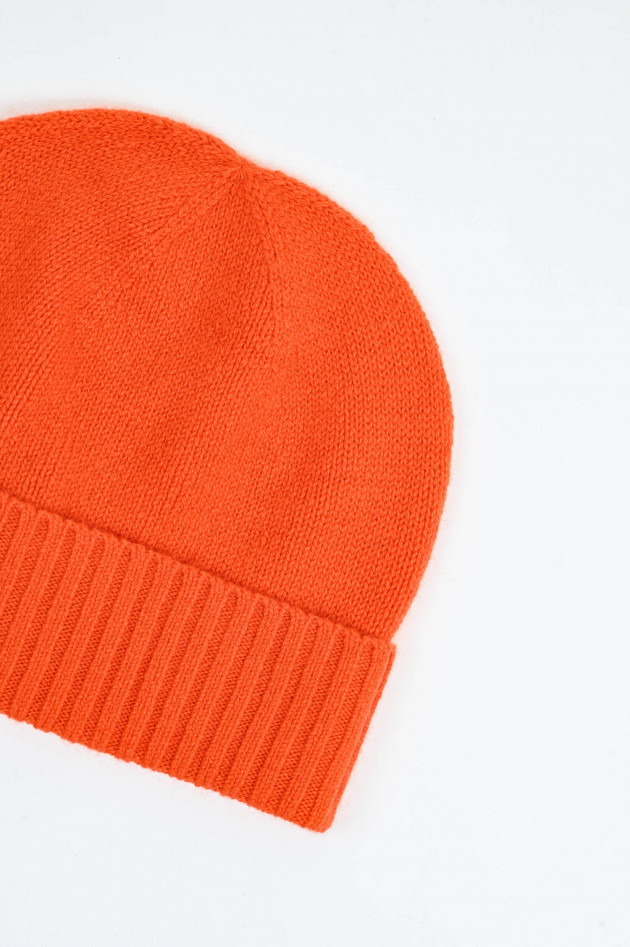 Allude Cashmere-Mütze in Orange