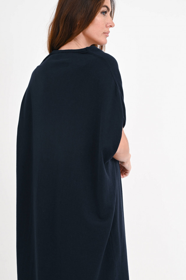 Allude Oversized Feinstrick-Kleid in Midnight