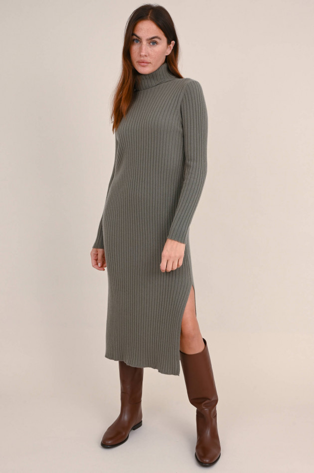 Allude Cashmere Srickkleid in Taupe