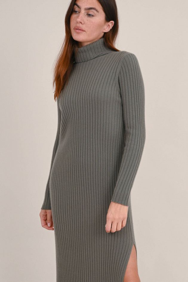 Allude Cashmere Srickkleid in Taupe