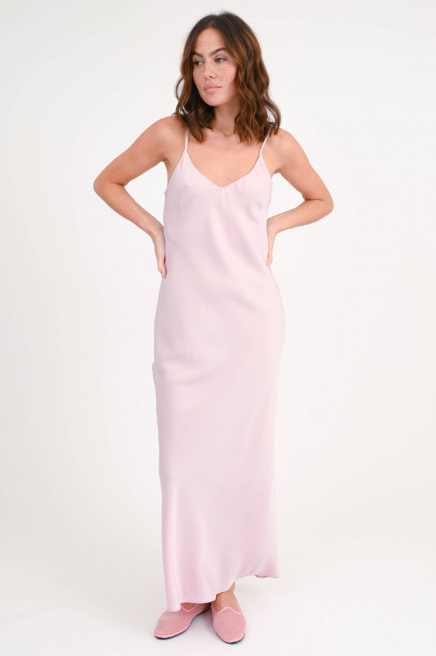 Allude Maxi Seidenkleid  in Rosa