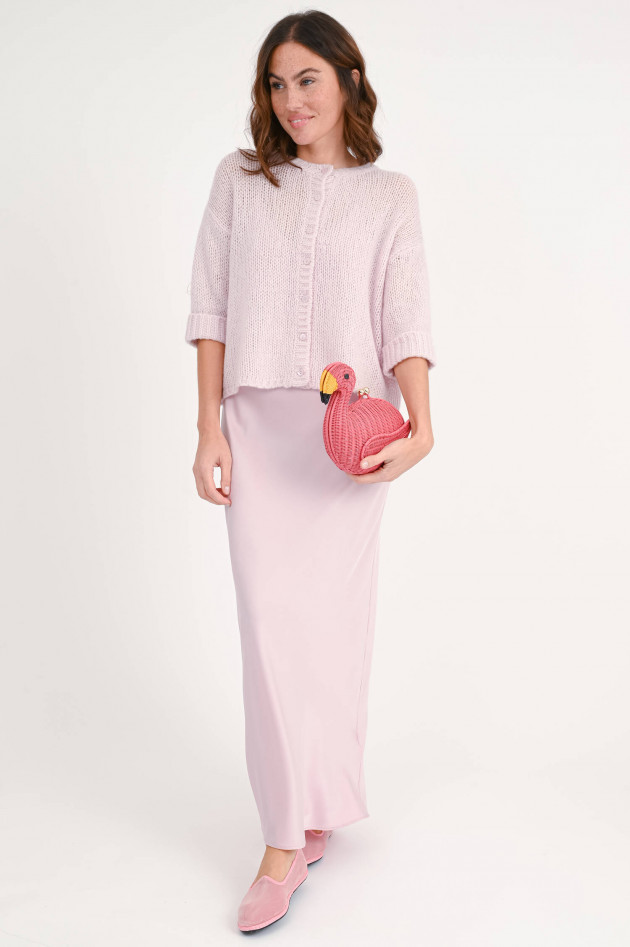 Allude Maxi Seidenkleid  in Rosa