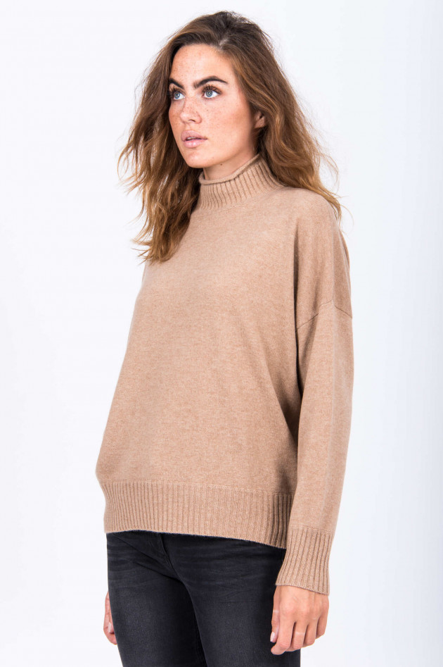 Allude Turtleneck-Pullover in Camel