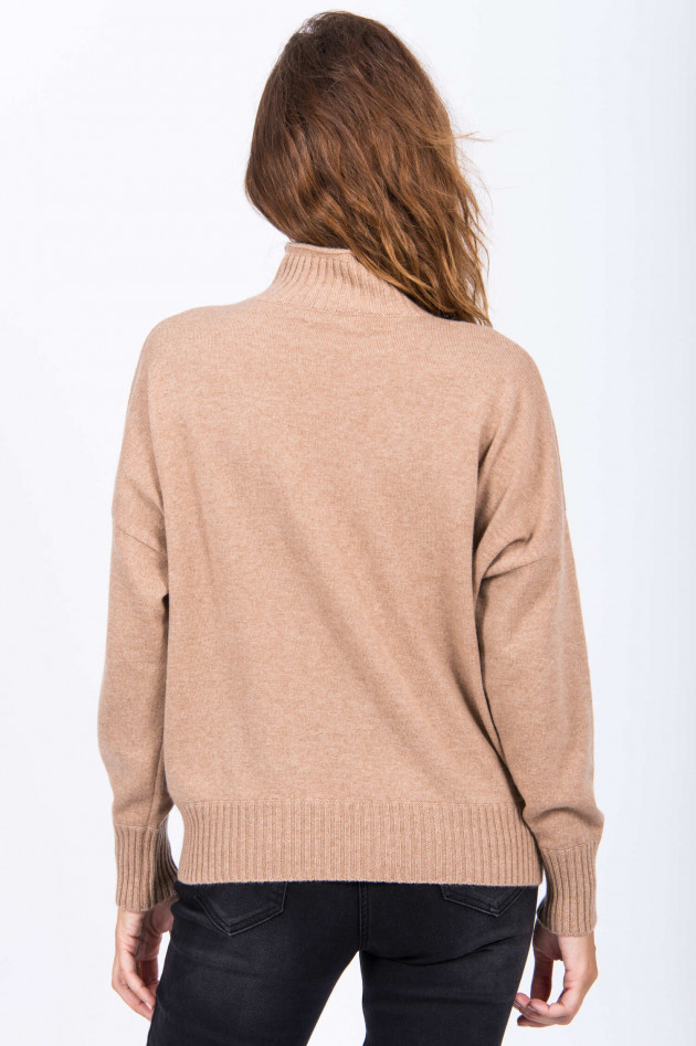 Allude Turtleneck-Pullover in Camel