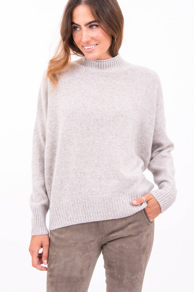 Allude Hochwertiger Kaschmir Pullover in Beige