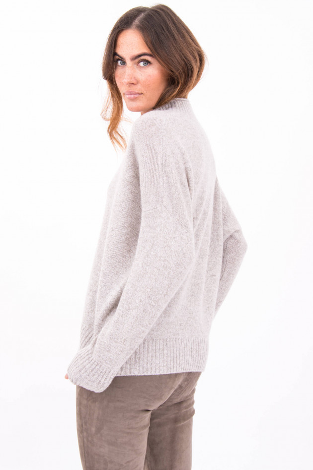 Allude Hochwertiger Kaschmir Pullover in Beige