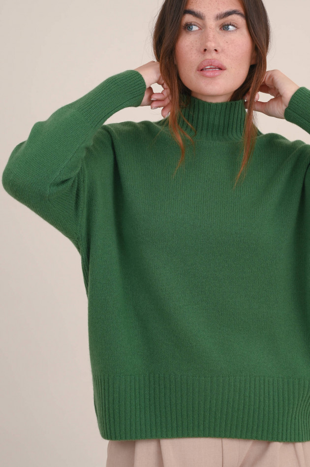 Allude Cashmere Pullover in Dunkelgrün