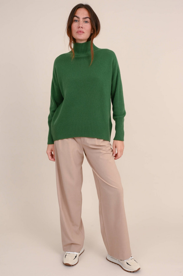 Allude Cashmere Pullover in Dunkelgrün