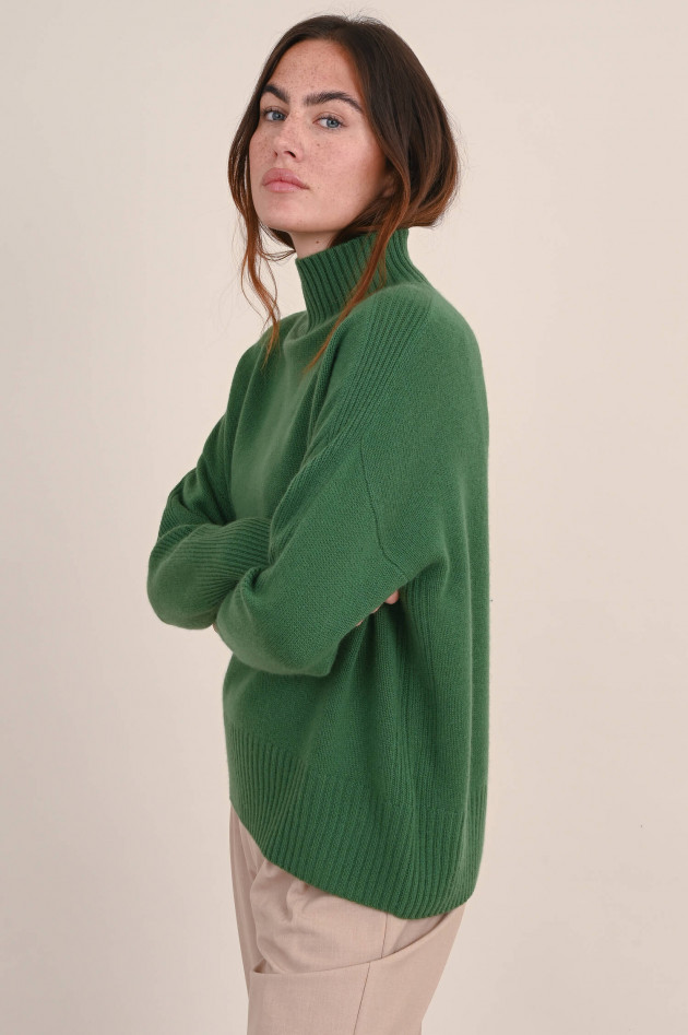 Allude Cashmere Pullover in Dunkelgrün