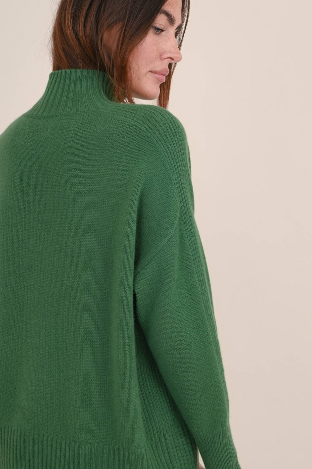 Allude Cashmere Pullover in Dunkelgrün