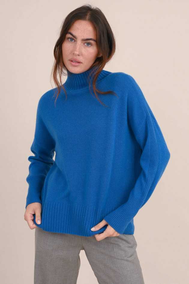 Allude Cashmere Pullover in Azurblau