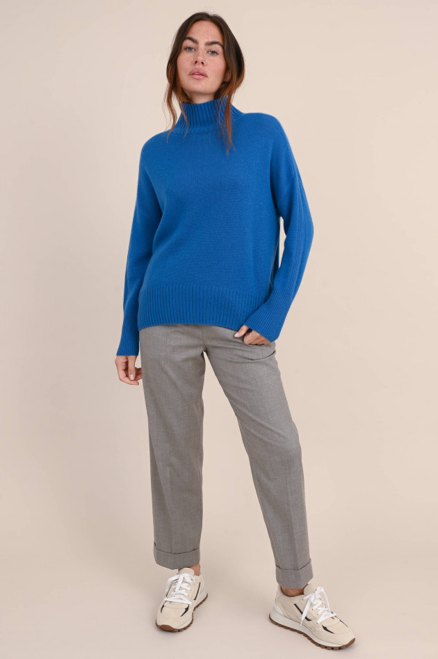 Allude Cashmere Pullover in Azurblau