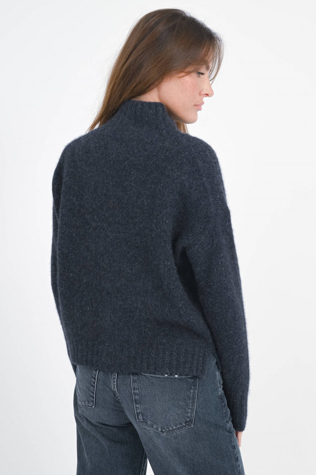 Allude Cashmere-Pullover in Blau meliert