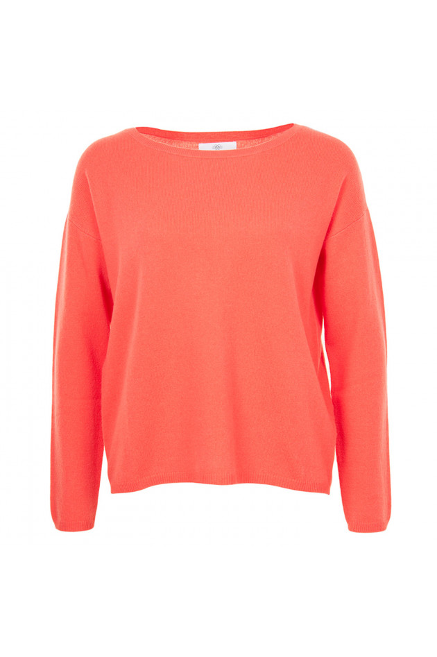 Allude Cashmerepullover in Koralle