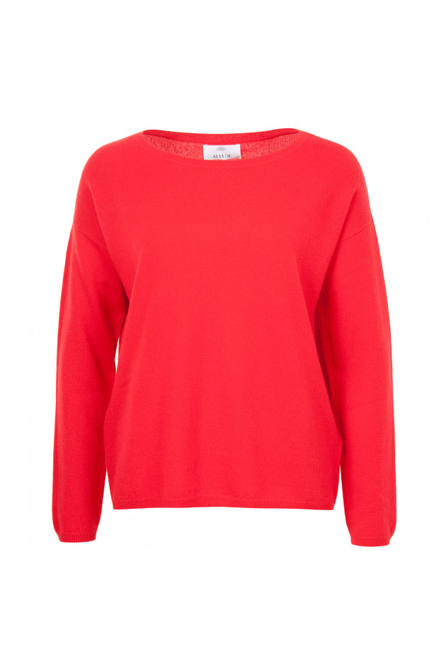 Allude Cashmerepullover in Rot