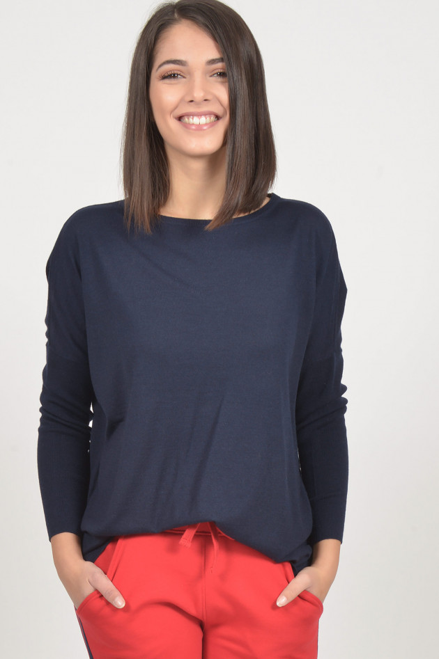 Allude Pullover aus Wolle in Navy