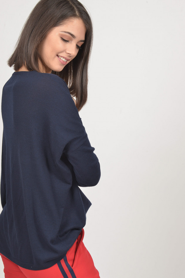 Allude Pullover aus Wolle in Navy