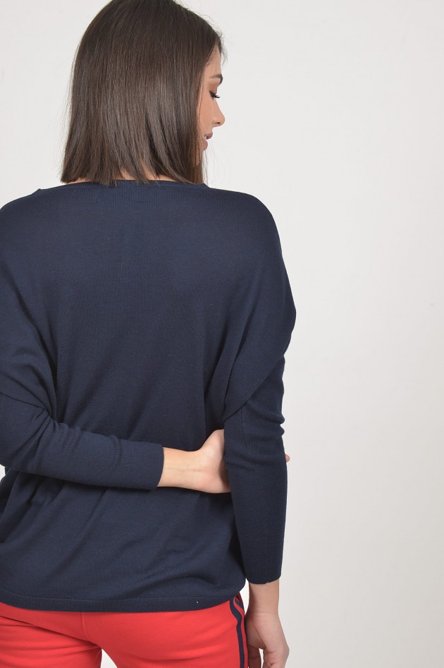 Allude Pullover aus Wolle in Navy