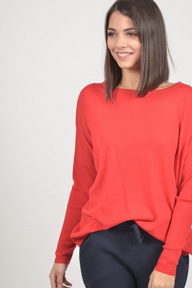 Allude Pullover aus Wolle in Rot