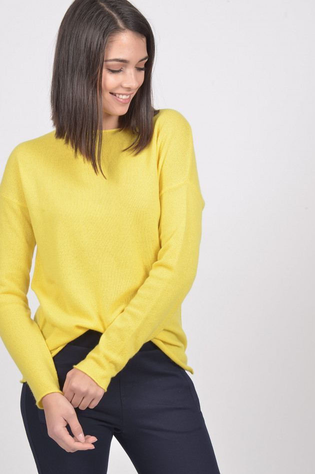 Allude Pullover aus Cashmere in Gelb