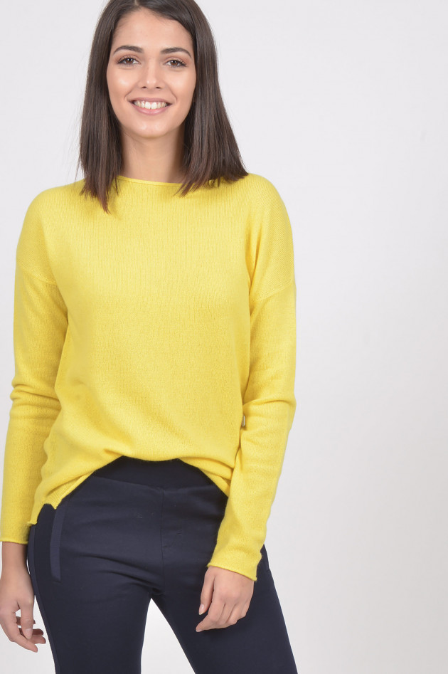 Allude Pullover aus Cashmere in Gelb