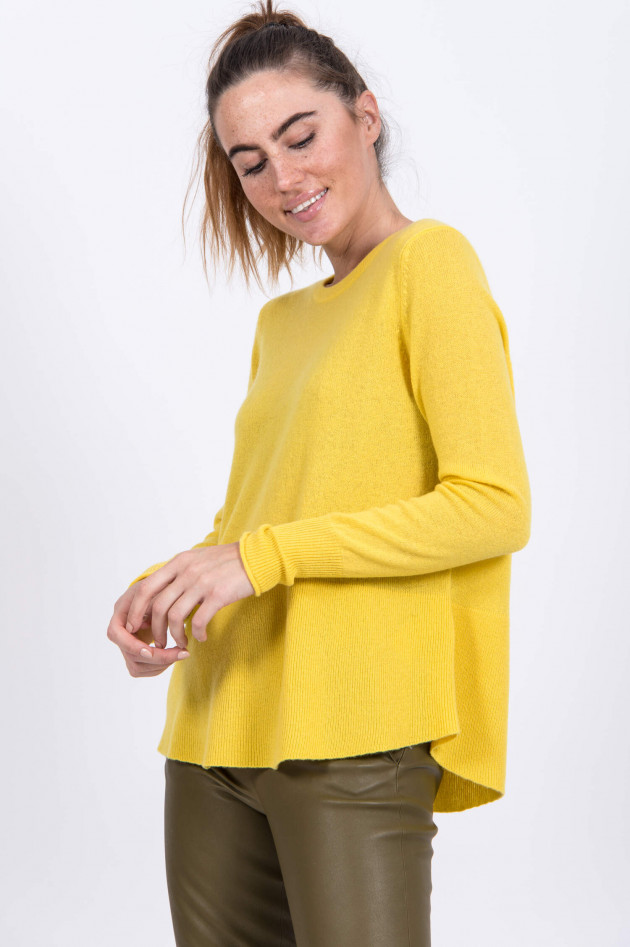 Allude Kaschmirpullover in Gelb