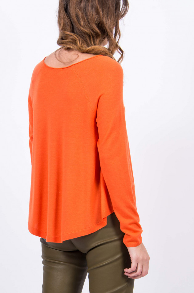 Allude Feines Wollshirt in Orange