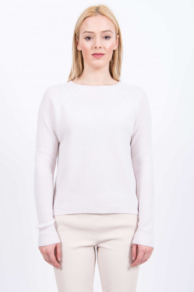 Allude Feinstrickpullover aus Kaschmir in Natur