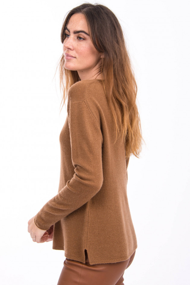 Allude Kaschmir Pullover in Braun