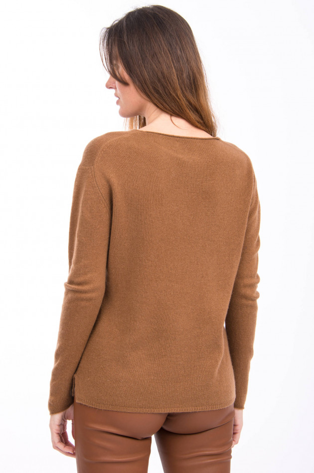 Allude Kaschmir Pullover in Braun