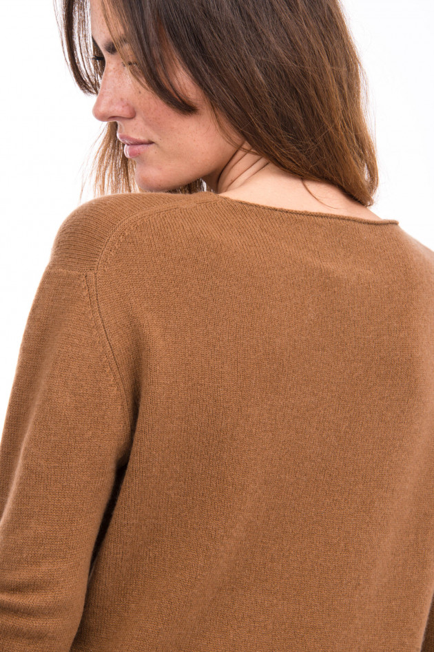 Allude Kaschmir Pullover in Braun