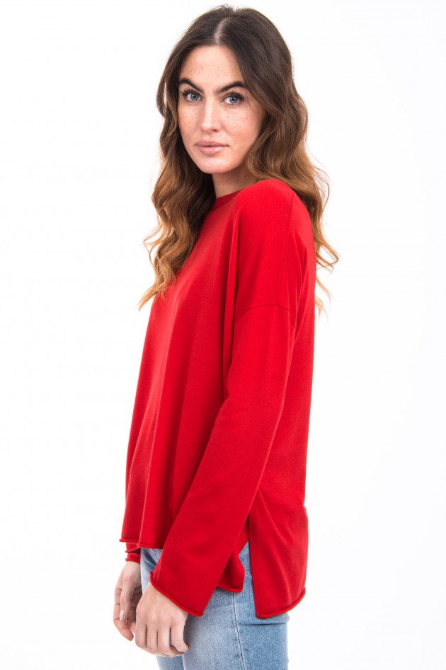 Allude Pullover aus Schurwolle in Rot