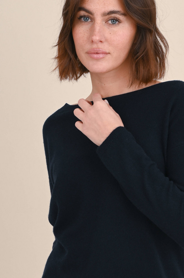 Allude Cashmere Pullover mit in Midnight