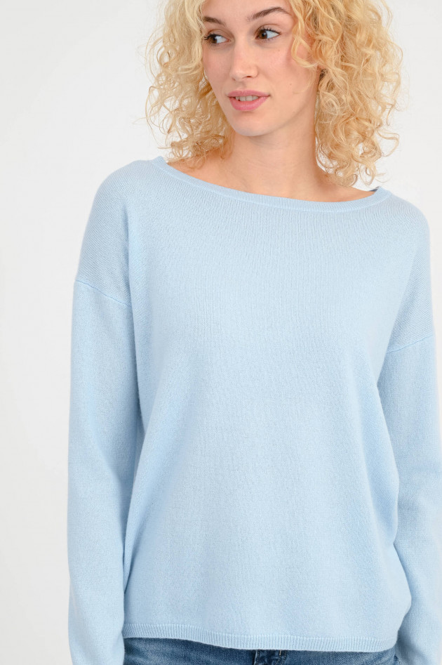 Allude Kaschmir-Pullover in Hellblau