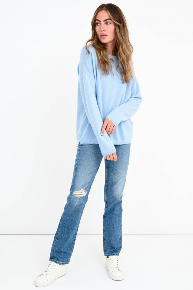 Allude Kaschmir-Pullover in Hellblau