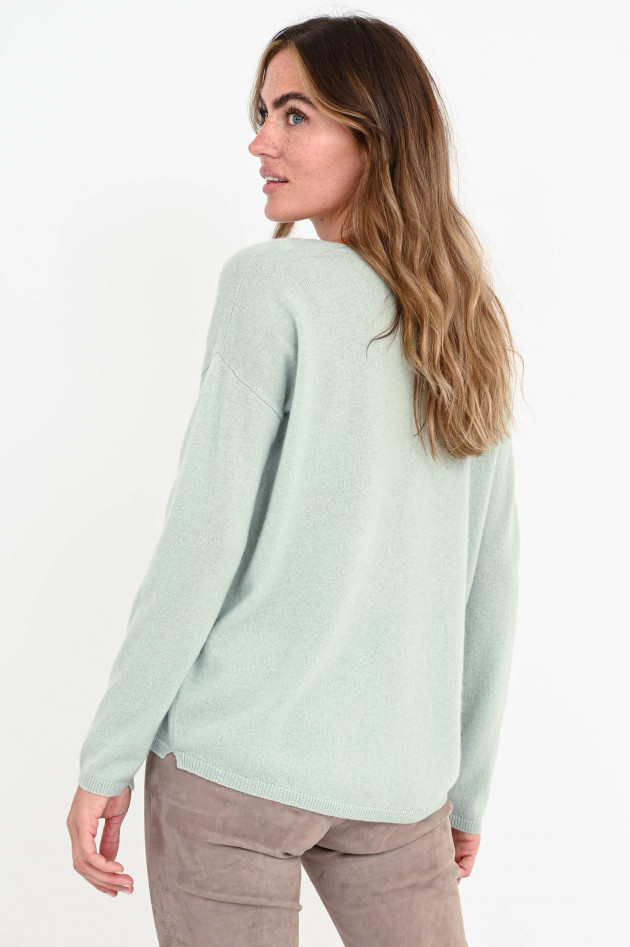 Allude Kaschmir-Pullover in Mint