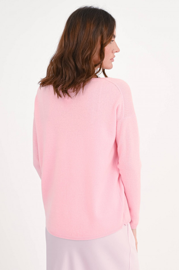 Allude Cashmere-Pullover in Pfirsich