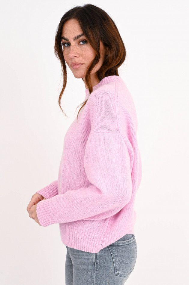 Allude Cashmere Pullover in Rosé meliert