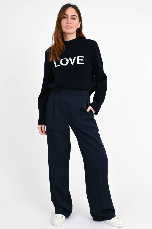Allude Pullover LOVE in Navy