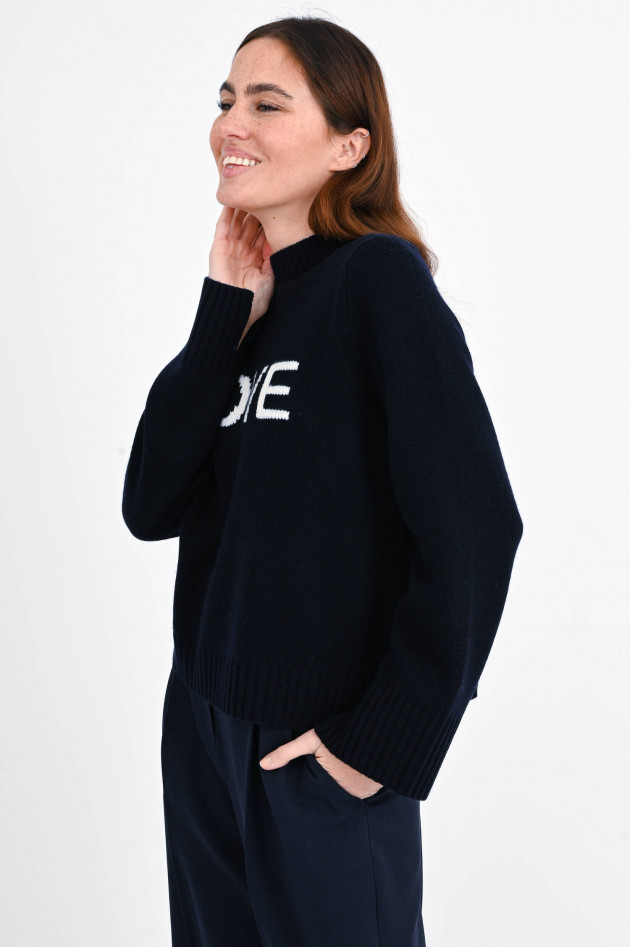 Allude Pullover LOVE in Navy