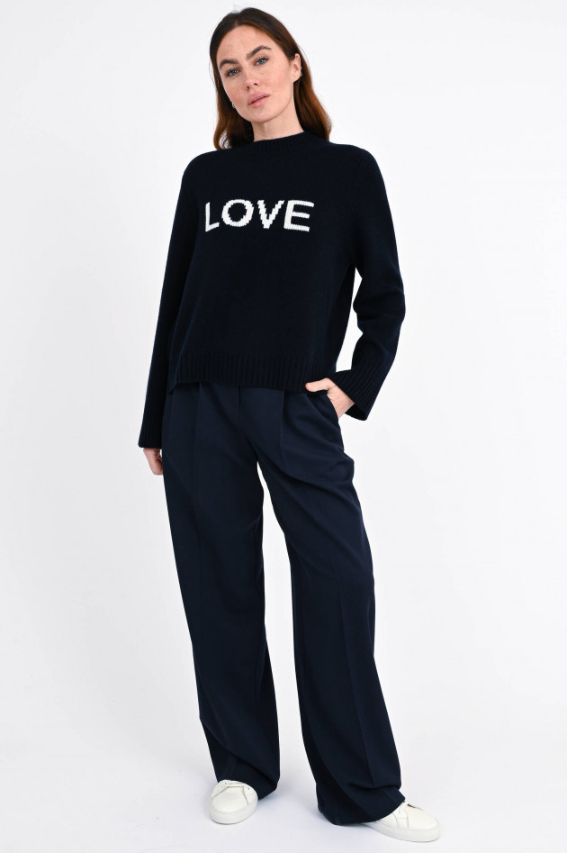 Allude Pullover LOVE in Navy