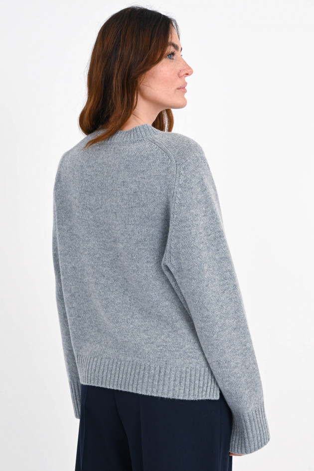 Allude Pullover PEACE in Grau meliert