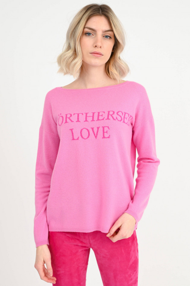 Allude Cashmere Pullover WÖRTHERSEE LOVE in Rosa/Pink