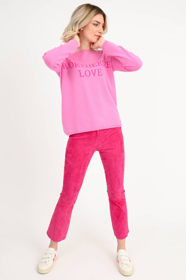 Allude Cashmere Pullover WÖRTHERSEE LOVE in Rosa/Pink