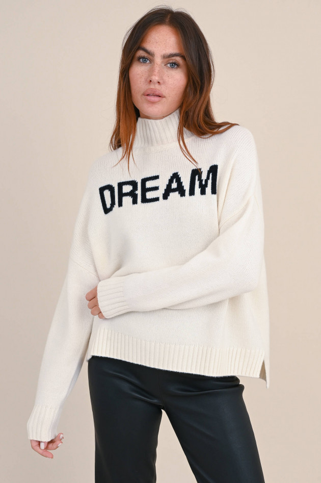 Allude Woll-Mix Pullover in Natur