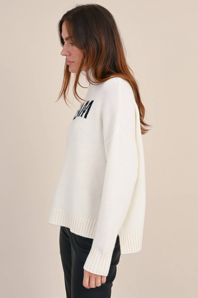 Allude Woll-Mix Pullover in Natur