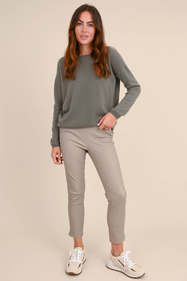 Allude Cashmere Pullover in Taupe